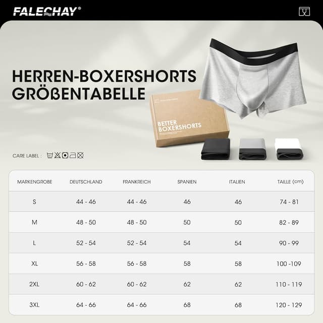 Thumbnail 6 de Falechay Boxershorts 6er Pack Herren 🩲