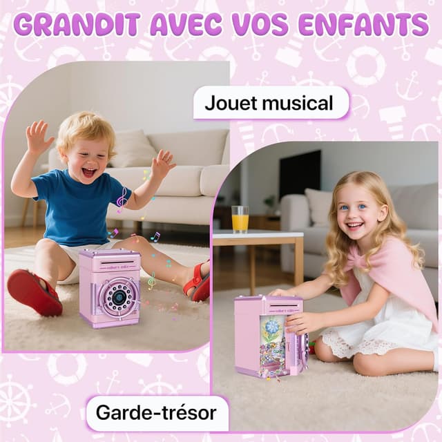 Detalle 2 de Yellcetoy Tirelire électronique 4 chiffres