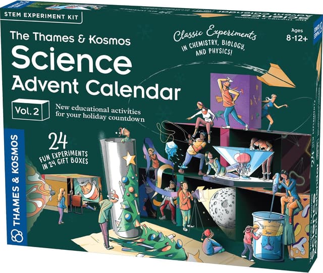 Detalle de Thames & Kosmos Science Advent Calendar Vol. 2 (2024) – Holiday STEM kit for kids (ages 8+)