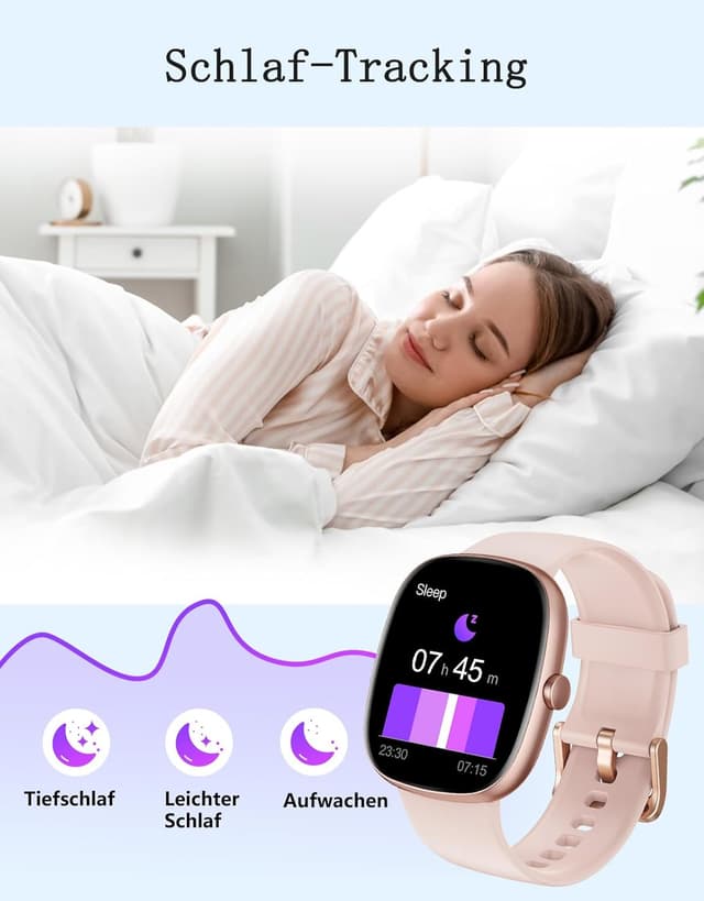 Thumbnail 4 de HUAKUA Smartwatch Damen mit Telefonfunktion