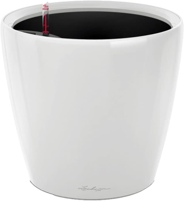Detalle de Lechuza 16080 Maceta Classico Premium Blanco 43 LS