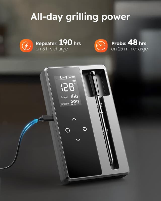 Thumbnail 6 de Smart Wireless Meat Thermometer with Ultra-Thin Probe