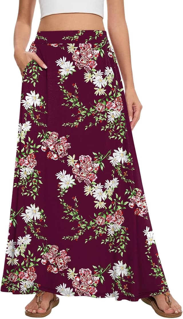 Thumbnail 5 de Leafsay Maxi A-line Long Skirt 2025