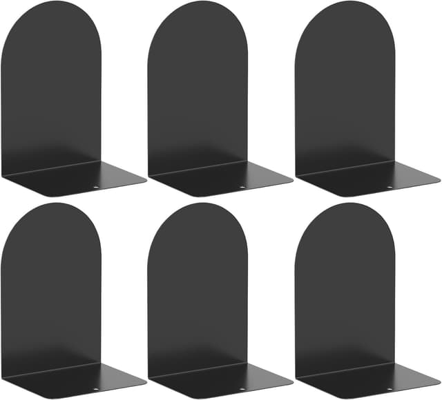 Detalle de Deefongo Buchstütze Metall Set mit 6 Stück