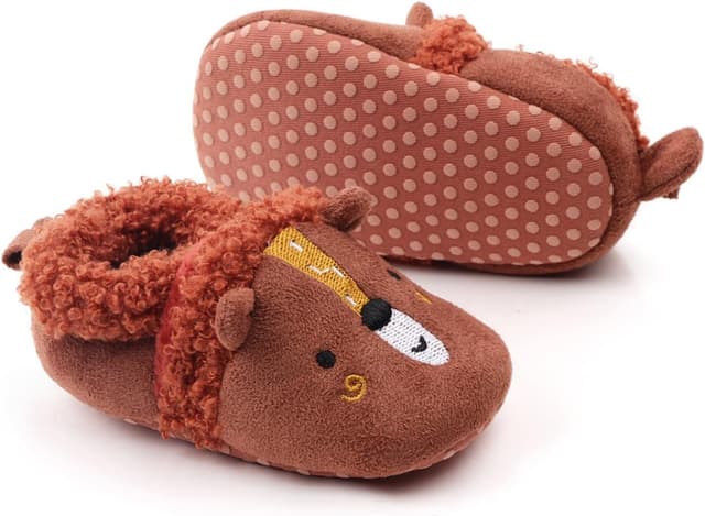 Thumbnail 2 de Baby First Walking Slippers Fleece Shoes