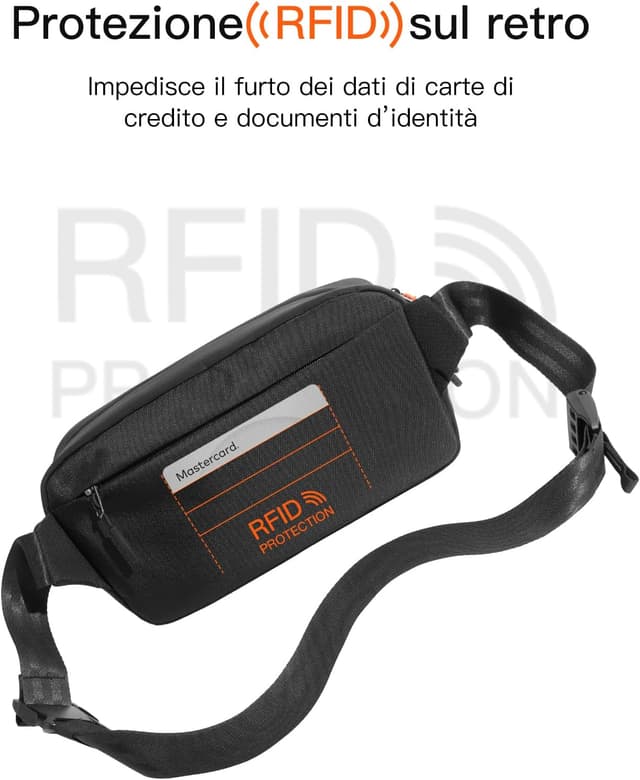 Thumbnail 6 de Inateck Sling Bag X-Pro: borsa a spalla espandibile e multifunzionale con tasca RFID