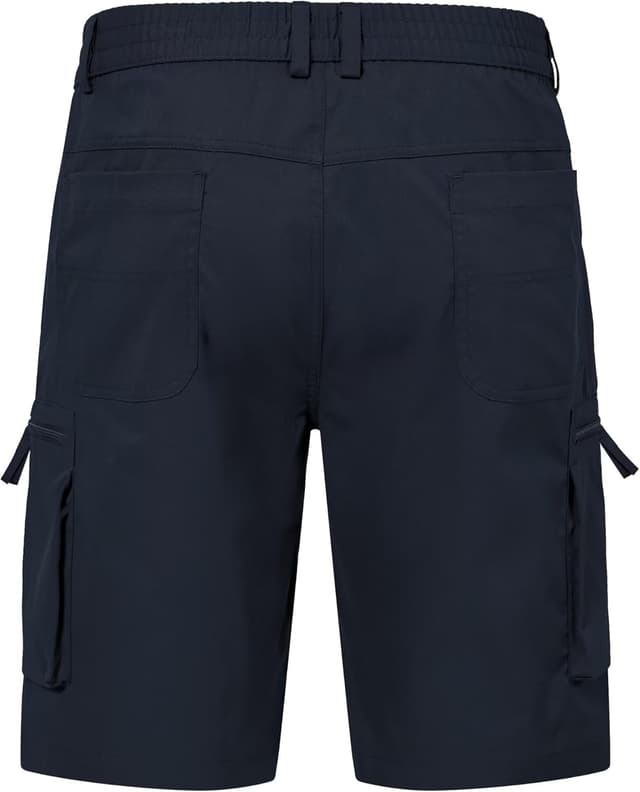 Detalle de QPNGRP Men’s 9-Inch Inseam Stretch Waist Zipper Cargo Shorts (6 Pockets)