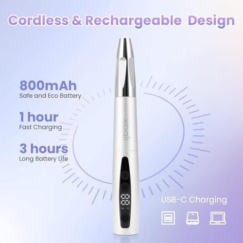 Thumbnail 1 de Xoali Torno de Uñas Profesional 35000rpm ⚡ Kit 13 en 1