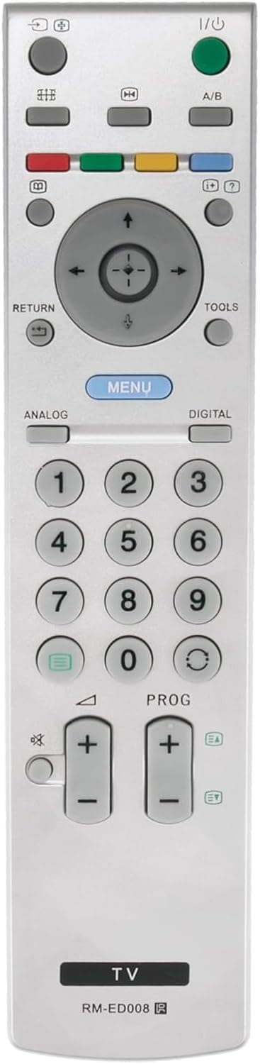 Detalle de RM-ED008 replacement remote control for Sony Bravia LED/LCD TVs (RM-ED008)