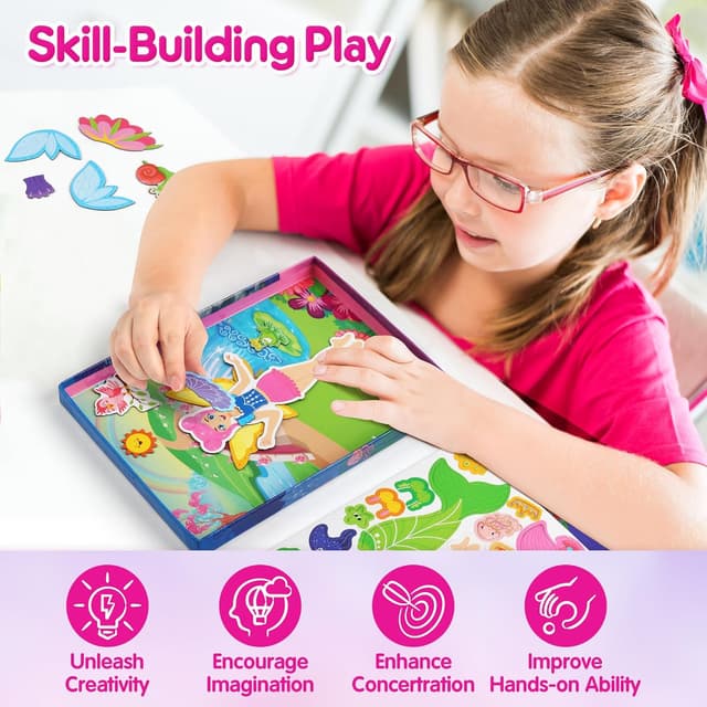 Thumbnail 5 de Mocoosy Magnetic Dress Up Dolls 70+