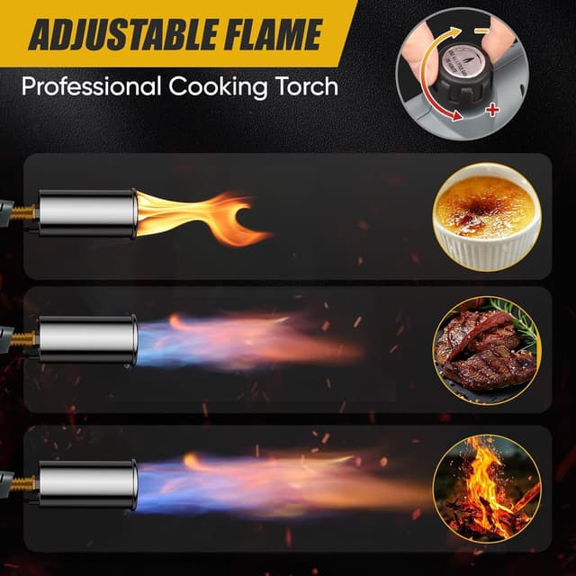 Thumbnail 6 de IgnitChef Propane Torch Gun with Adjustable Flame (Propane tank not included)