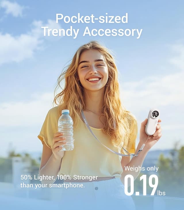 Detalle de Diveblues TurboBear handheld turbo fan 2000 mAh