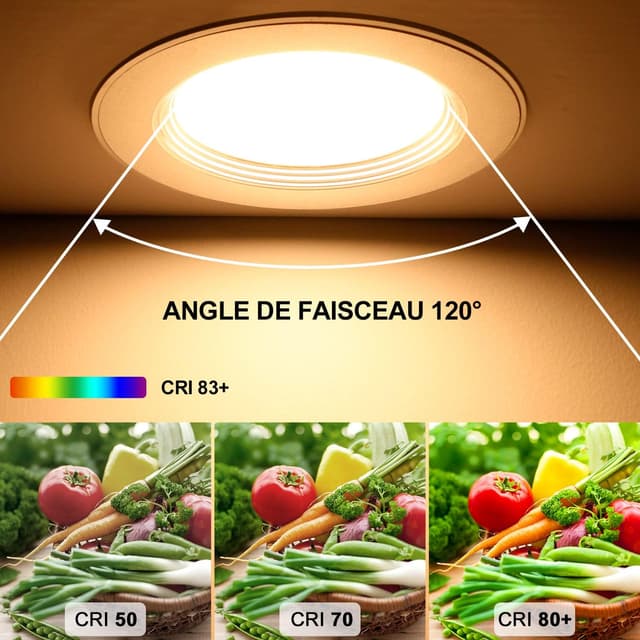 Detalle 2 de ACELIFE Downlight Led Empotrable Redondo 7 W 700 lm 2700K