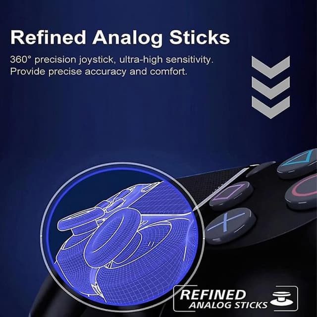 Detalle de Klack KPS4 mando inalámbrico para PC/PS4 verde