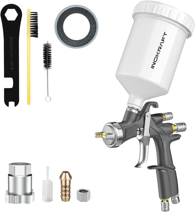 Thumbnail 6 de InoKraft D1 LVLP spray gun 22 oz kit 🎨