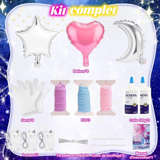 Thumbnail 5 de Kit 3D string art enfant 6 ans