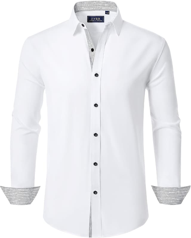 Detalle de J.VER Hemd Herren Langarm Pflegeleicht