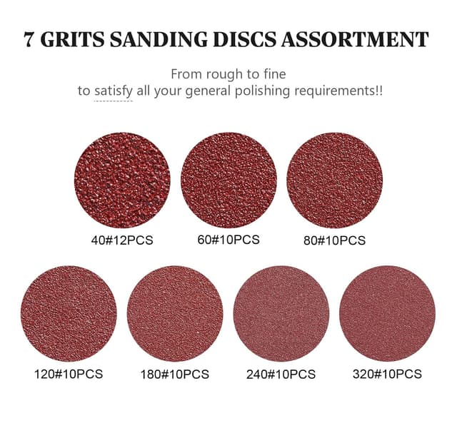 Thumbnail 1 de SATC 125mm Sanding Discs 72‑piece pack