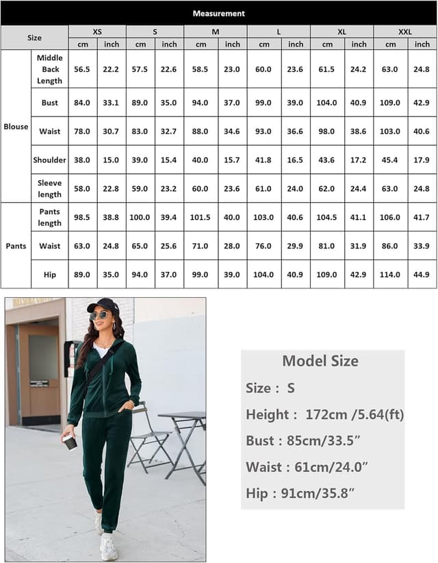 Thumbnail 5 de Aottori Tuta Donna Velluto Ciniglia Invernale 🎽