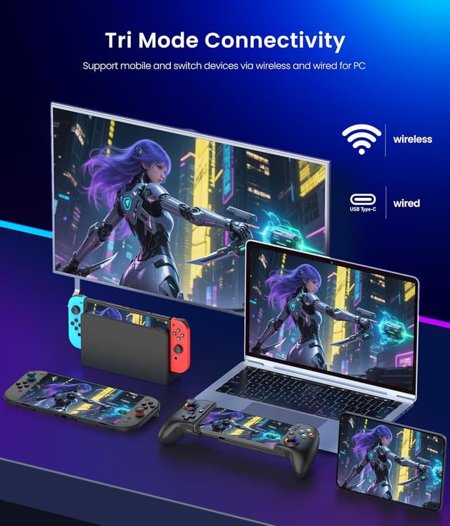 Thumbnail 1 de Handy Controller Handheld Gamepad 1000mAh