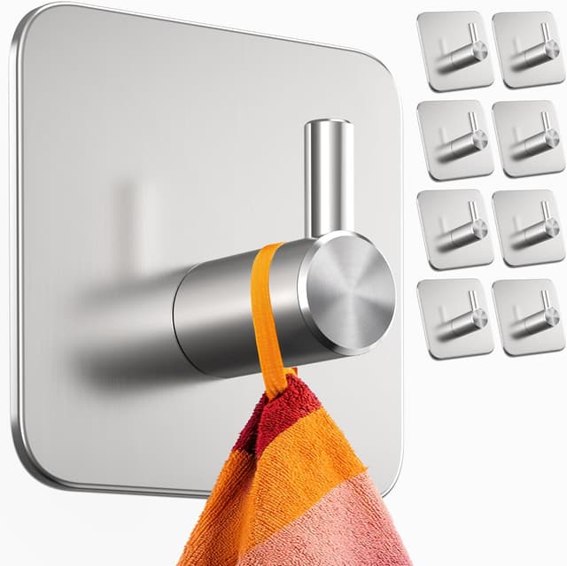 Thumbnail 6 de Menz Ganci adesivi bagno 6 pezzi