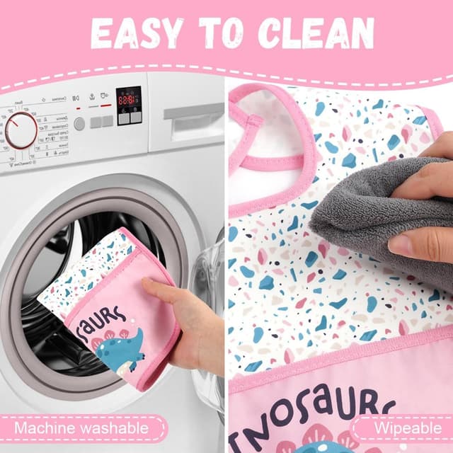 Detalle 2 de Bavoirs bébé Aolso, lot 7 imperméables