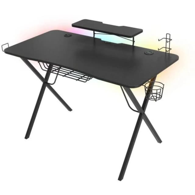 Detalle de Genesis Holm 300 RGB mesa gaming 1,2 m