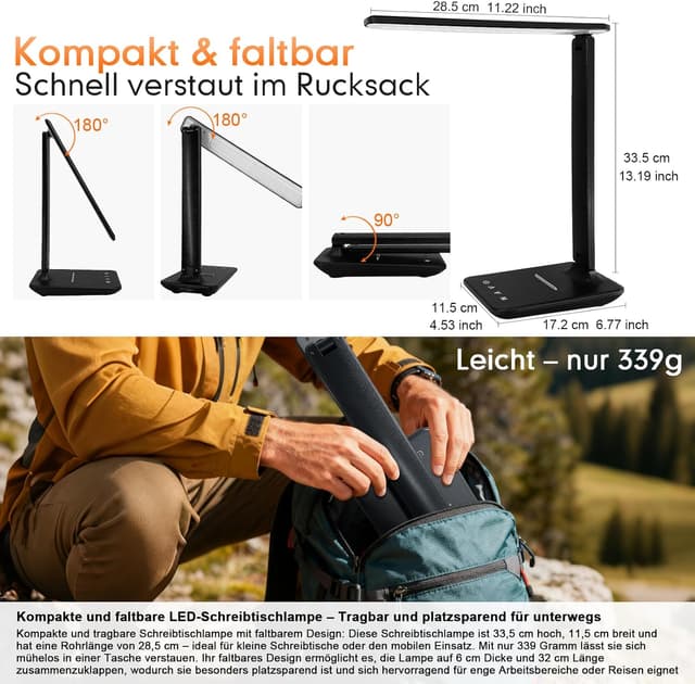 Thumbnail 5 de karidi Schreibtischlampe 4000mAh kabellos