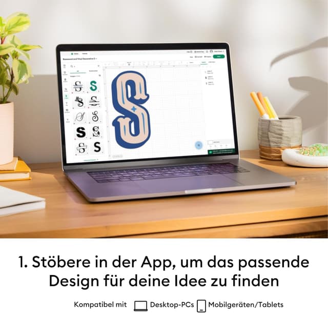 Detalle 2 de Cricut Maker 4 Essentials-Paket Schneideplotter