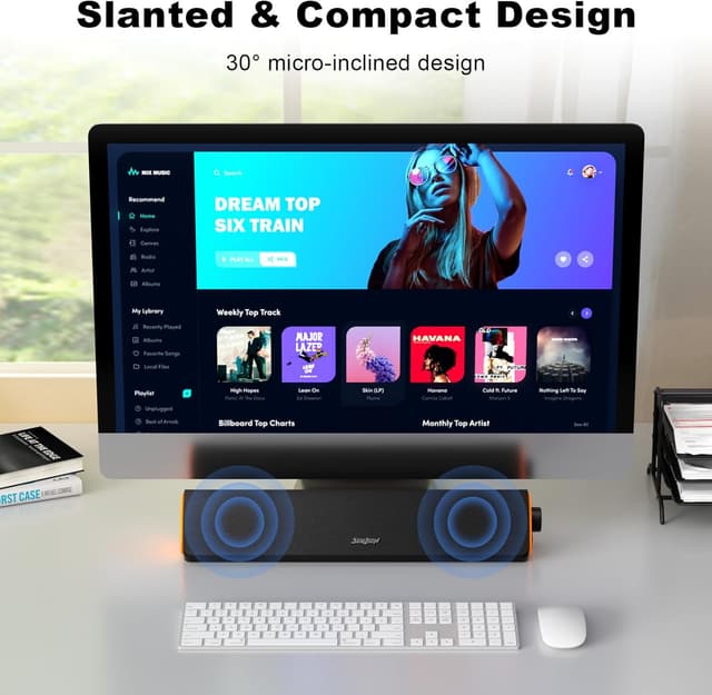 Detalle 2 de SOULION R50 Bluetooth PC speakers 3.5mm