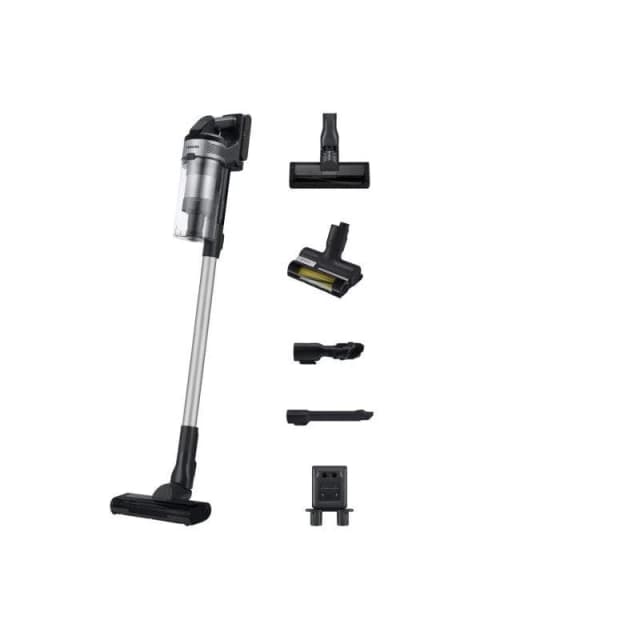 Detalle de Samsung VS15A60AGR5 aspiradora sin cable 2 en 1 con filtro HEPA y autonomía de 40 min