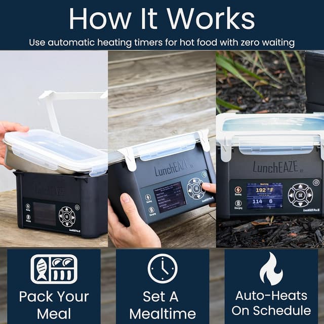 Detalle de LunchEAZE XL Heated 6-Cup Lunch Box