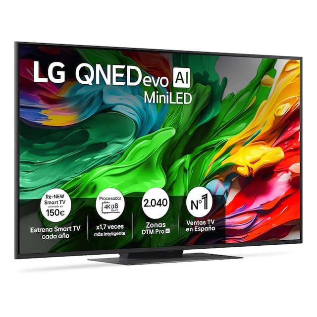 Detalle de LG 55QNED86A6A MiniLED 4K Smart TV