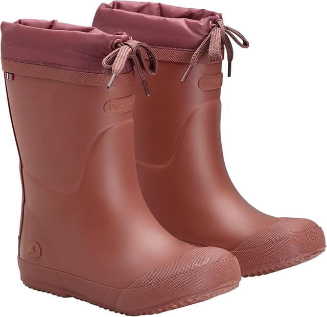 Detalle de Viking Mädchen Indie Thermo Wool Gummistiefel mit Wollmischfutter