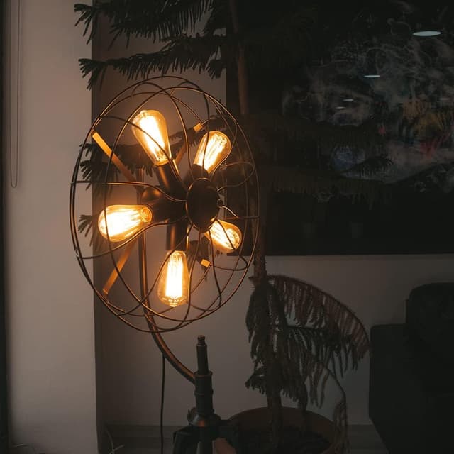 Detalle de Woowtt LED Edison Bulb ST64 4W E27 (2700K) Vintage Amber Glass, Dimmable, 6 Pack