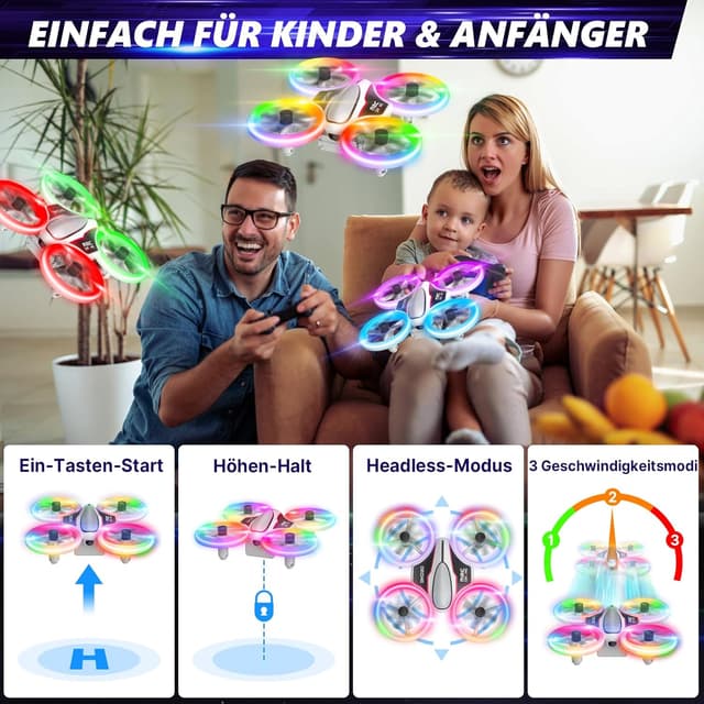 Thumbnail 2 de Mini Drohne mit Kamera 21 Min Flugzeit