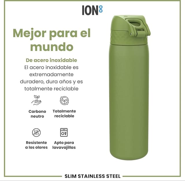 Thumbnail 4 de ION8 Botella Agua Inox Ligero 600 ml 💧