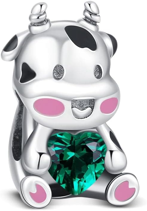 Detalle de BOIGEGU Charm-Anhänger Silber Emaille für europäischen Charms-Schmuck (Tiere/Meerestiere)