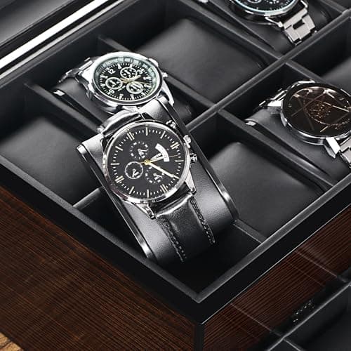 Thumbnail 7 de BEWISHOME Caja de Relojes 20 Compartimentos