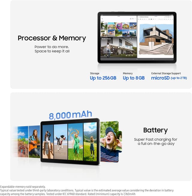 Detalle 2 de Samsung Galaxy Tab S10 Lite tablet, 10.9