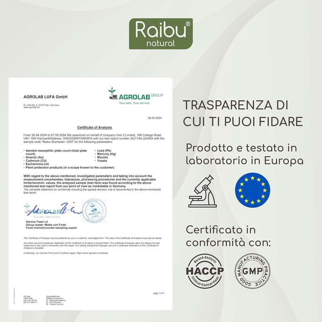 Thumbnail 4 de Bromelina 1000 mg 🌿 - 150 Cápsulas Veganas Digestivas