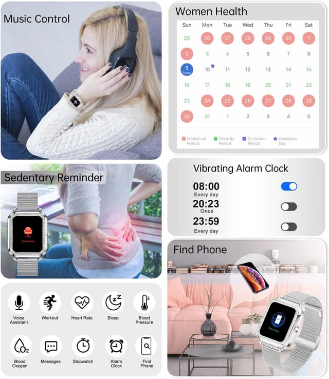 Thumbnail 5 de Reloj Inteligente Mujer Xiaomi Band 7 con Notificaciones y Salud ⏱️