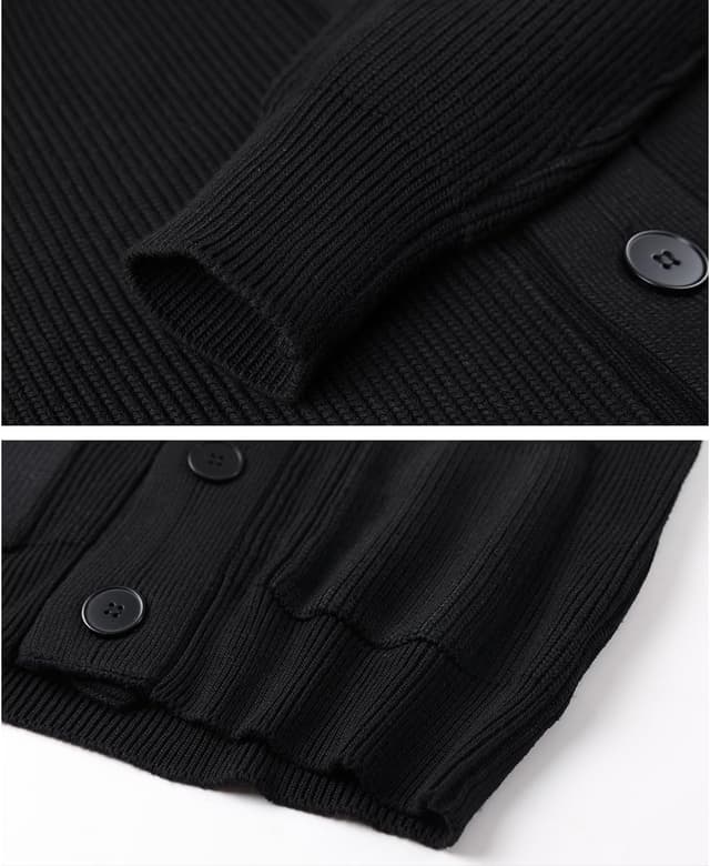 Thumbnail 4 de KTWOLEN Herren Strickjacke mit Knopfverschluss