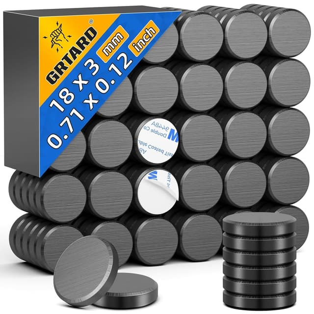 Thumbnail 6 de Grtard 20 Pack Ceramic Disc Magnets 0.71in 🧲