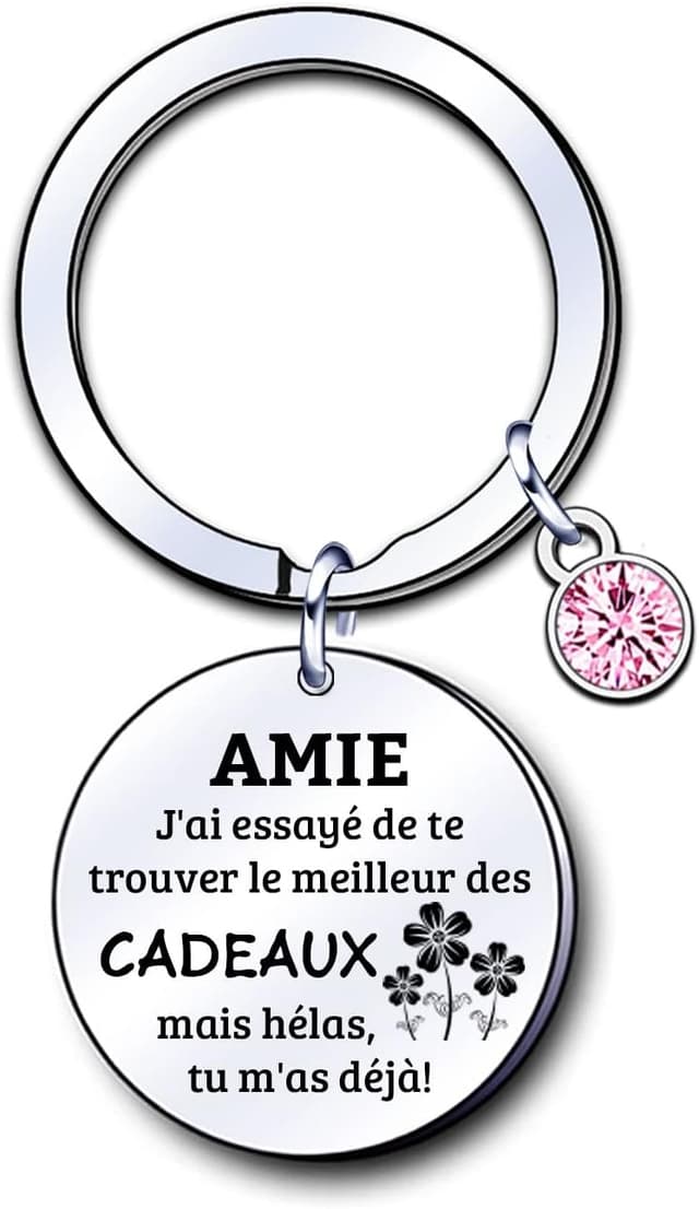 Detalle de Porte-clés Amie ZYMGUO, pendentif 2,5 cm