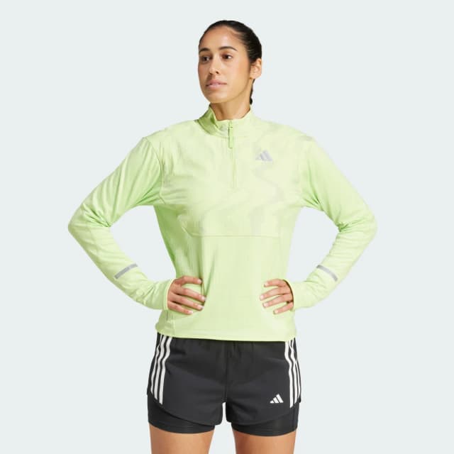 Detalle de Adidas Sudadera Ultimate Hi Vis 1/2-Zip