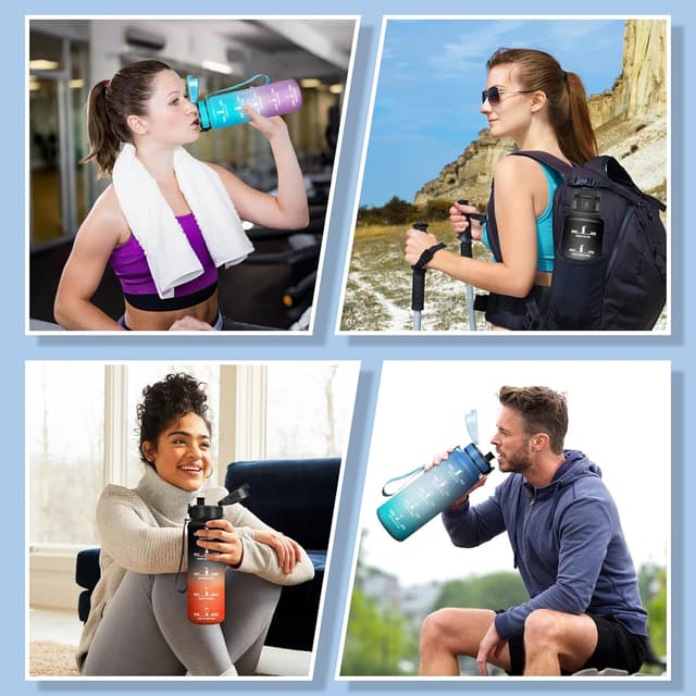 Thumbnail 6 de Motswedi Borraccia 1,5 litri riutilizzabile per sport e ufficio 🚰