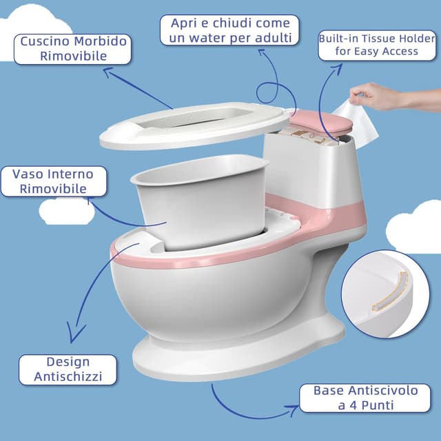 Detalle 2 de Sweetmirth Vasino da viaggio 1–3 anni