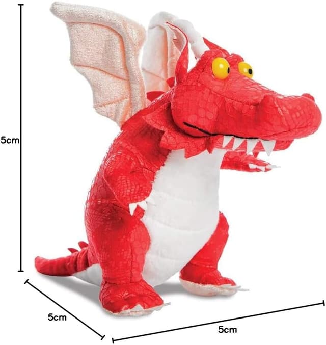 Thumbnail 3 de Room on The Broom Dragon Plush Red/White