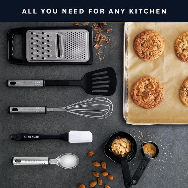 Detalle 2 de Kitchen utensils set 25-piece non-stick